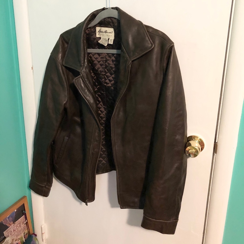 Women’s Eddie Bauer Brown Leather Jacket